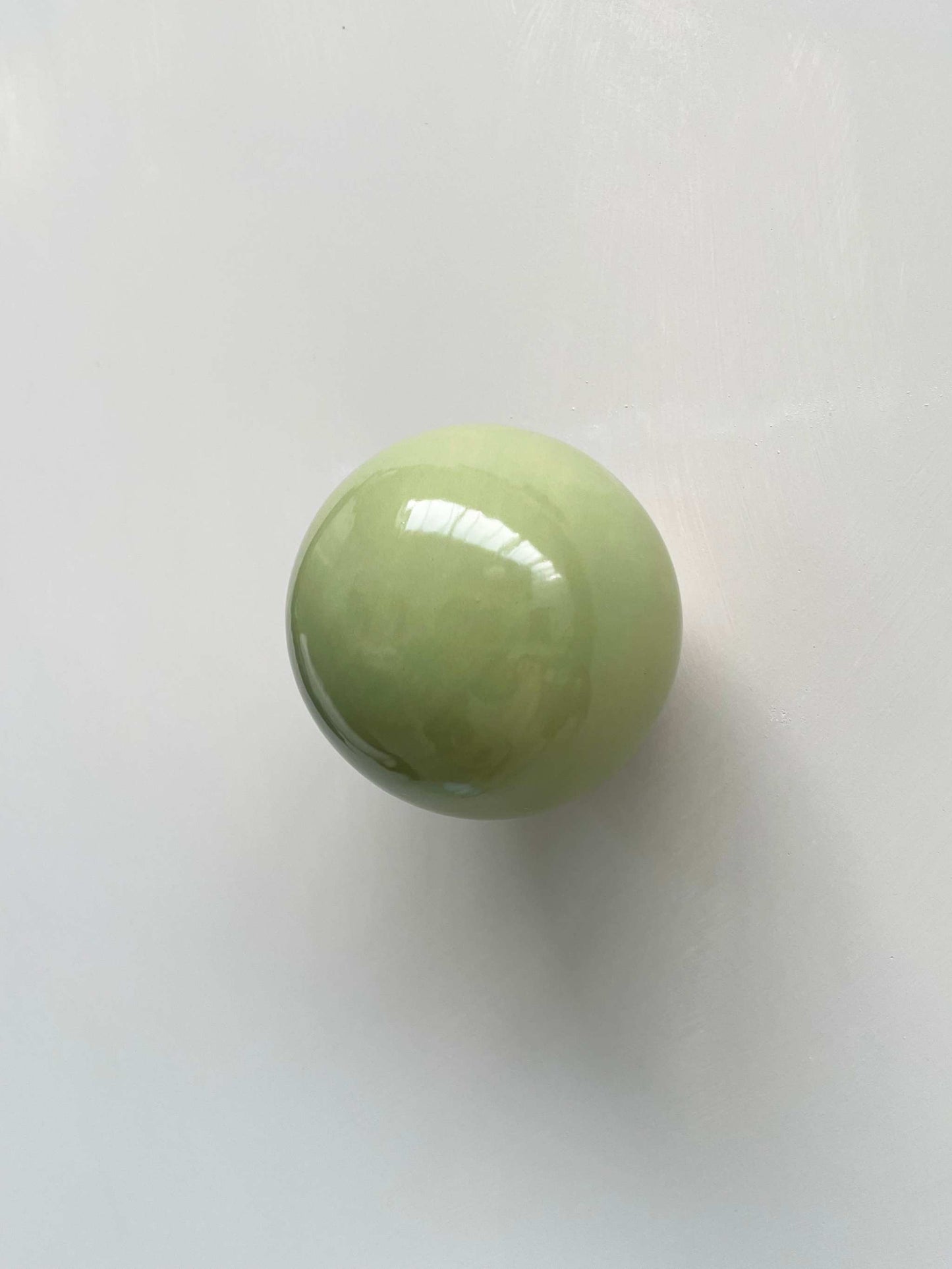 Ball Sage Green Handcrafted Ceramic Wall Sculpture