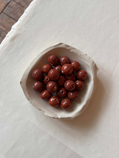 Necklace • Cream cord • Custom colors