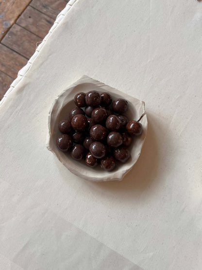 Necklace • Cream cord • Custom colors