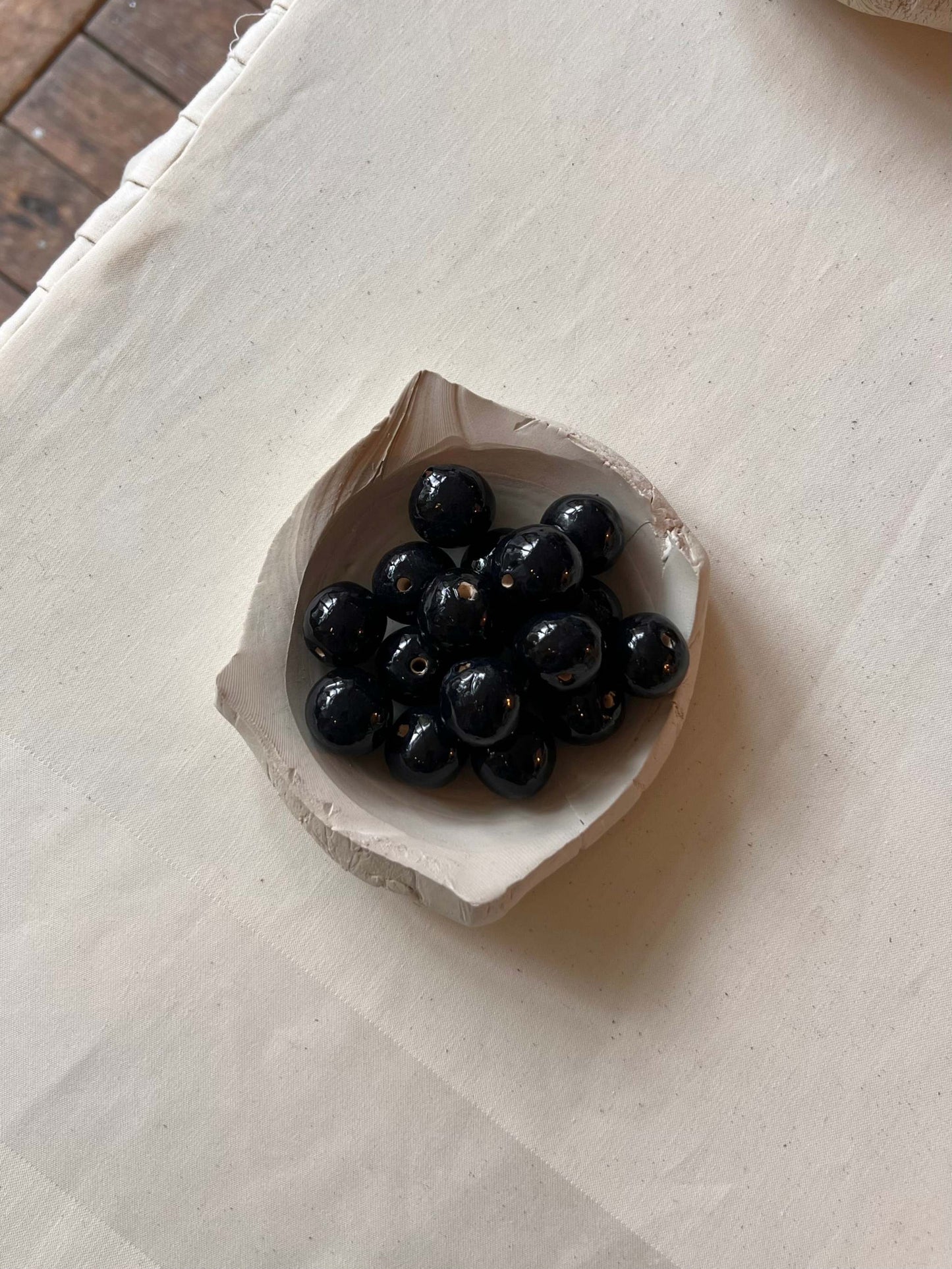 Keychain Boule • Brown cord • Custom Colors