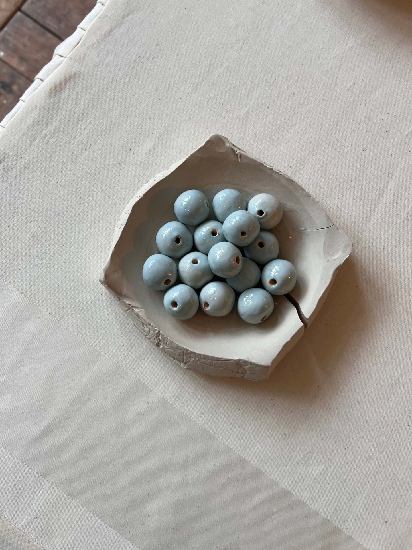 Necklace • Cream cord • Custom colors