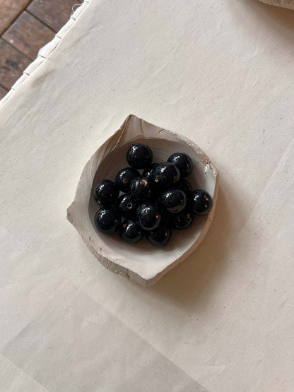 Necklace • Cream cord • Custom colors