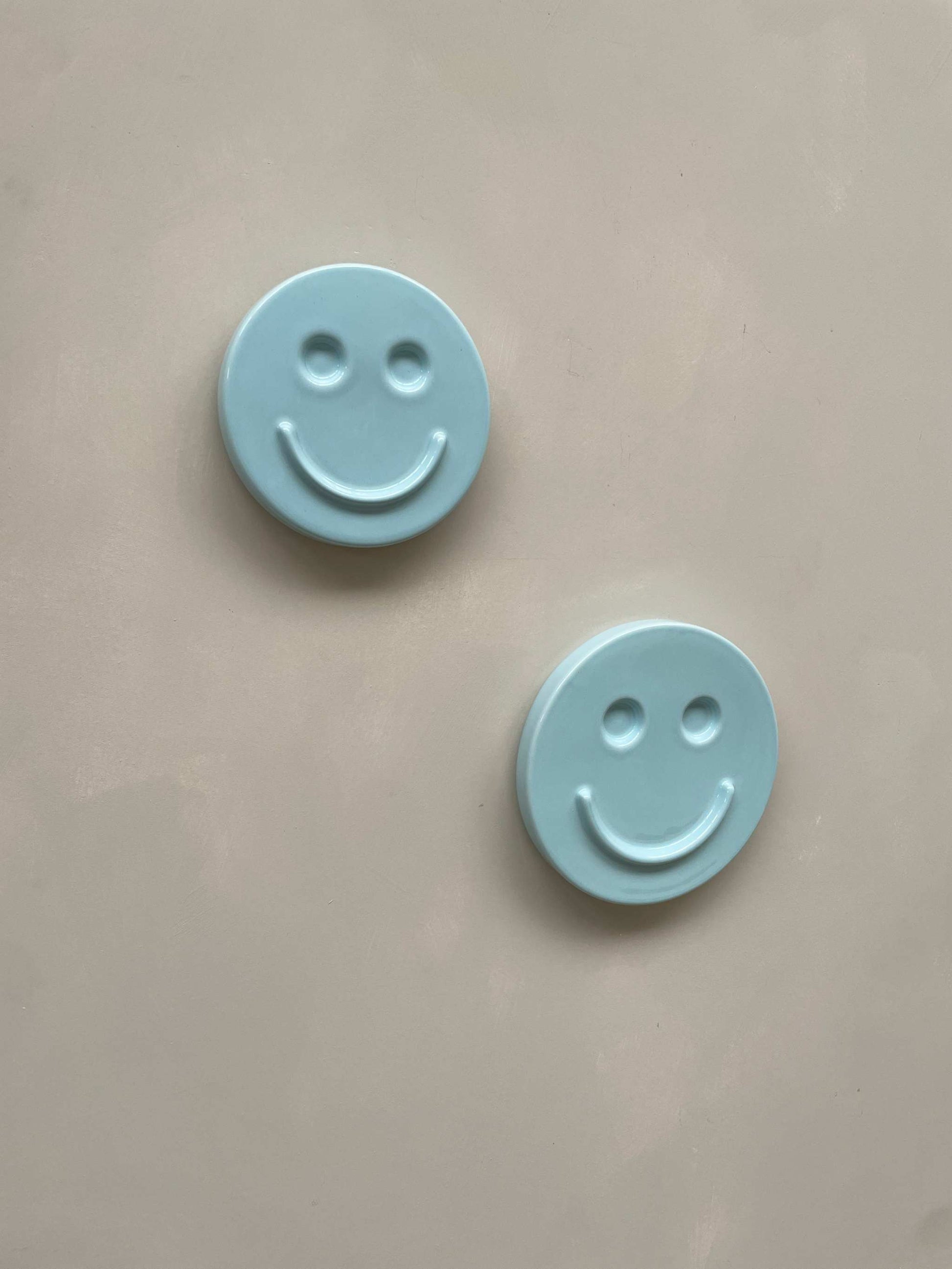 Sky Blue HAPPY ceramics - Iconic Handcrafted Artwork