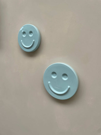 Sky Blue HAPPY ceramics - Iconic Handcrafted Artwork