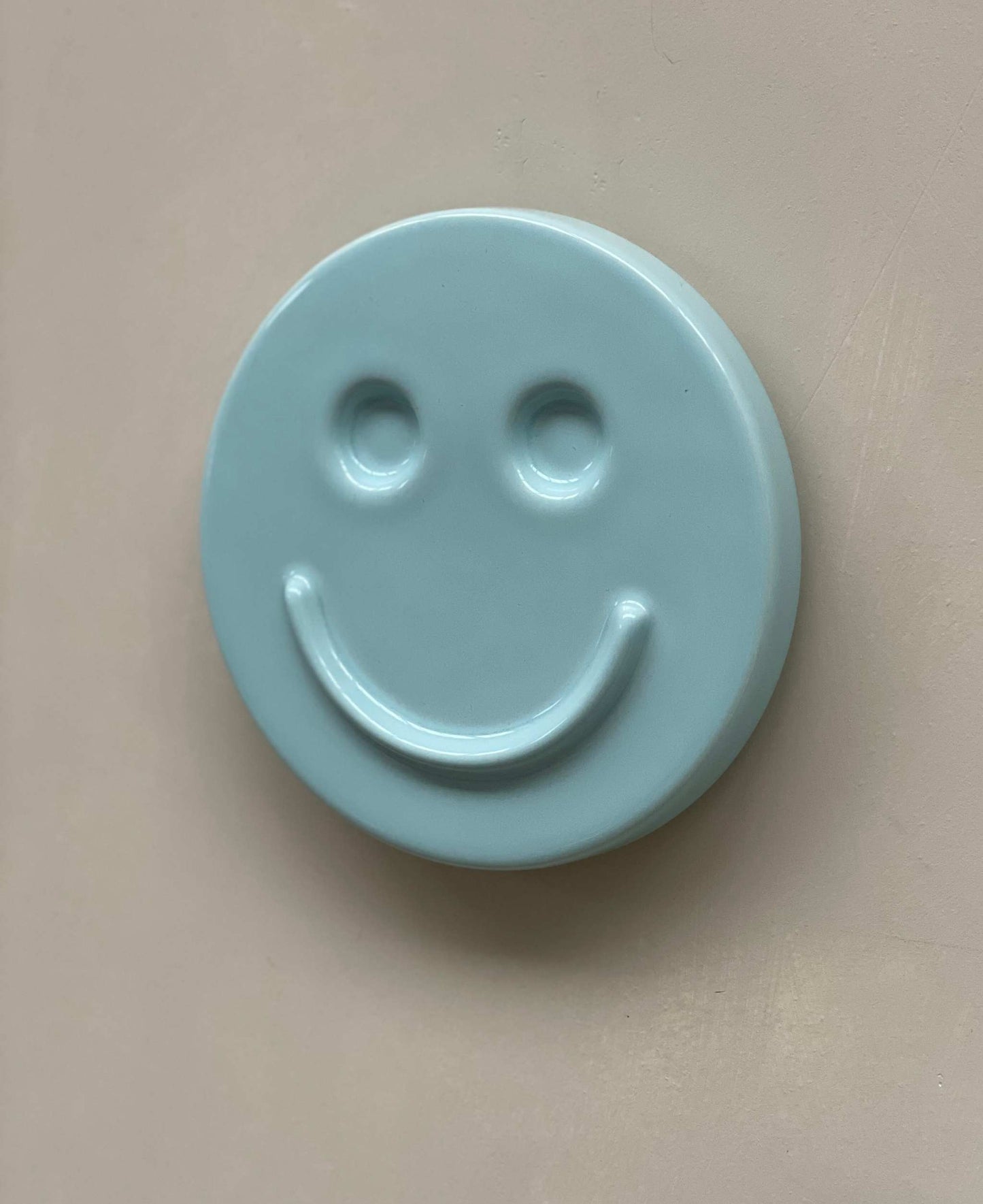 Sky Blue HAPPY ceramics - Iconic Handcrafted Artwork