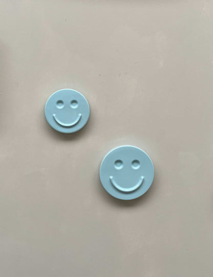 Sky Blue HAPPY ceramics - Iconic Handcrafted Artwork