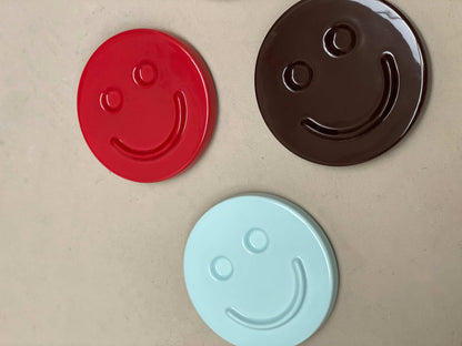 Sky Blue HAPPY ceramics - Iconic Handcrafted Artwork