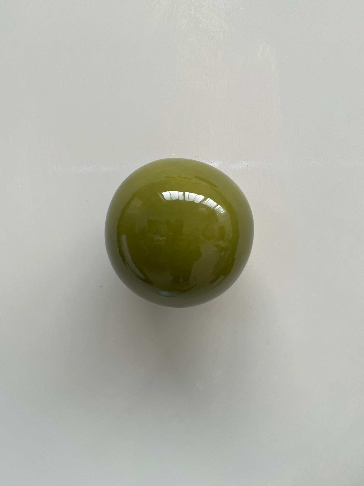 Set of 2 Pieces Ceramic Ball - Handcrafted Wall Sculpture