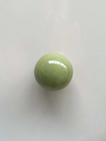 Ball Sage Green Handcrafted Ceramic Wall Sculpture