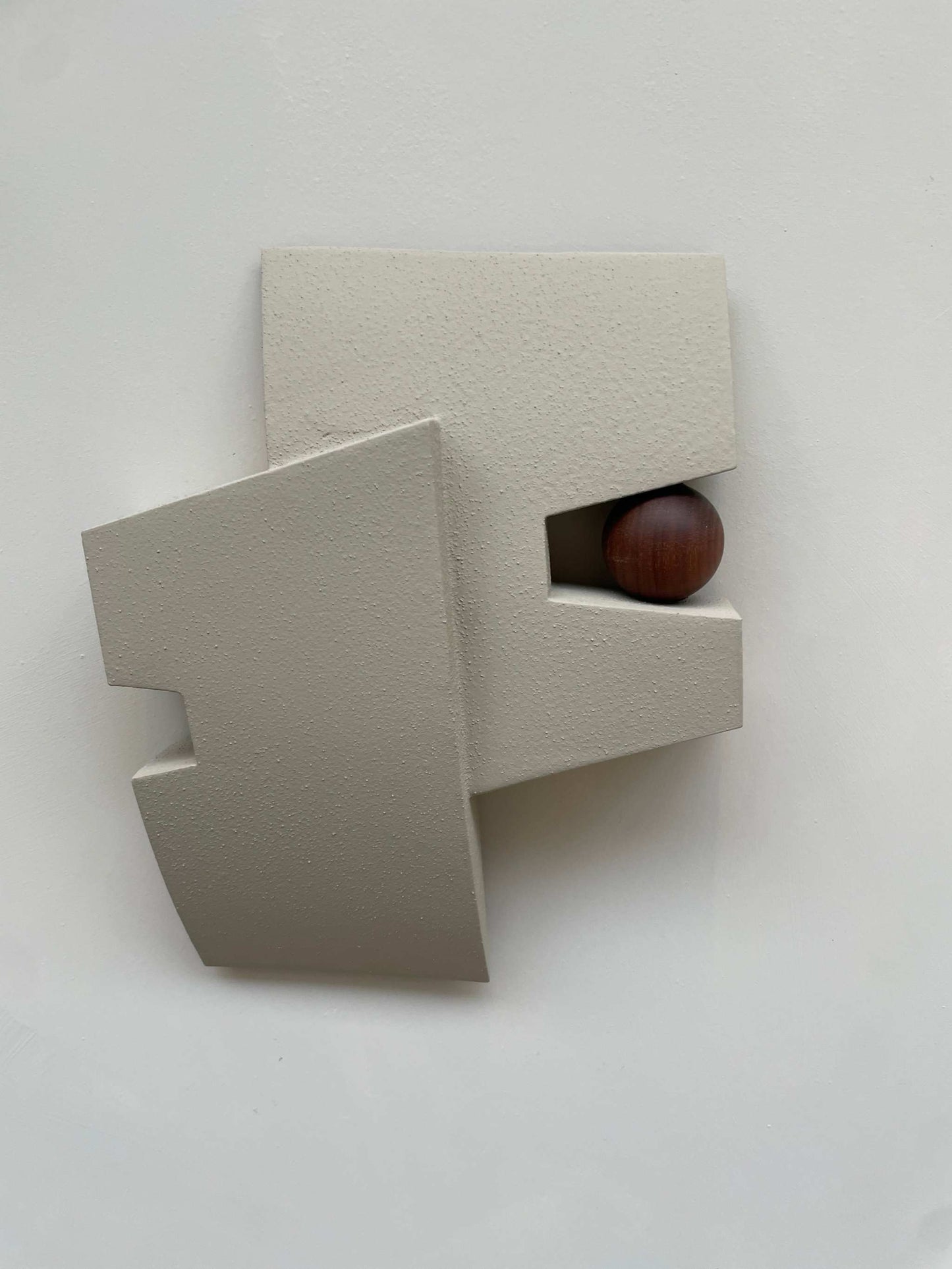 Pla artwork titled "Joseph" from the PLAY collection with a sand texture and eco-paint finish.