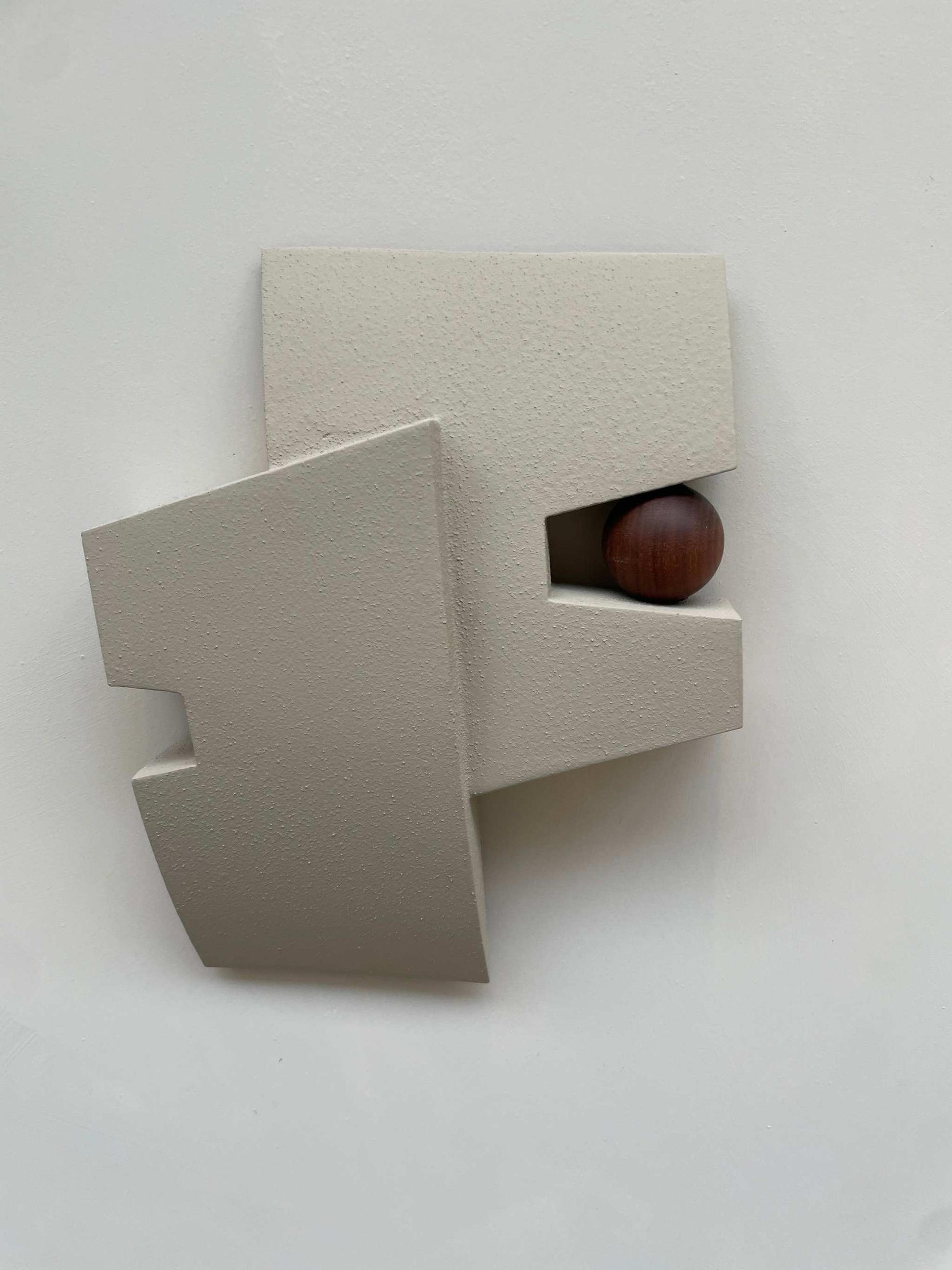 Pla artwork titled "Joseph" from the PLAY collection with a sand texture and eco-paint finish.