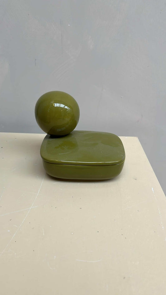Box Soap - olive