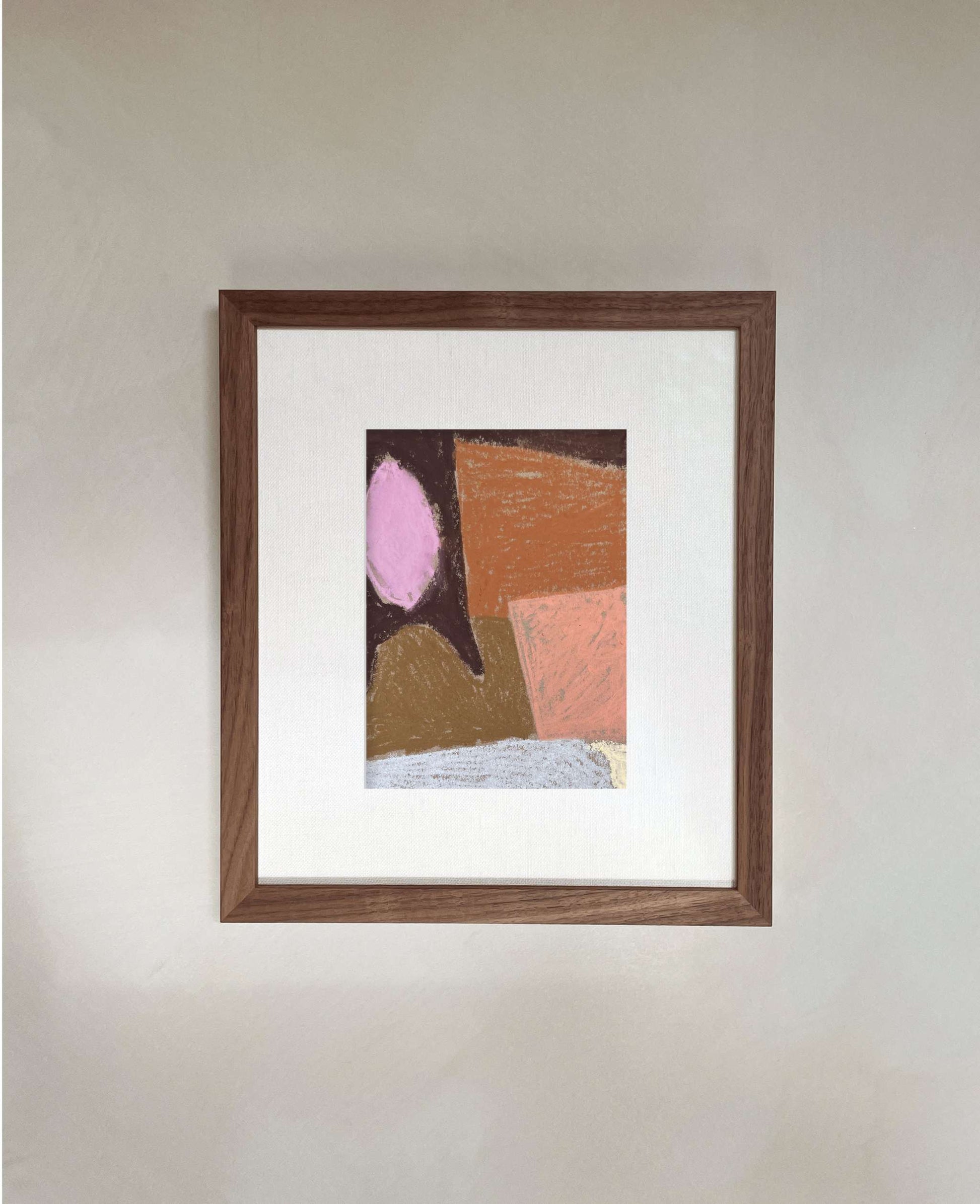 Mae Olivia 03 art print with vibrant colors, Hahnemühle paper, no frame included.