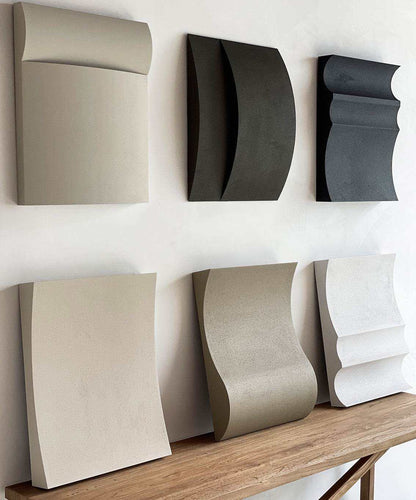 Hand-made 22.09 Ibis wall art pieces on display, crafted from biodegradable PLA with sand texture and eco-paint finish.