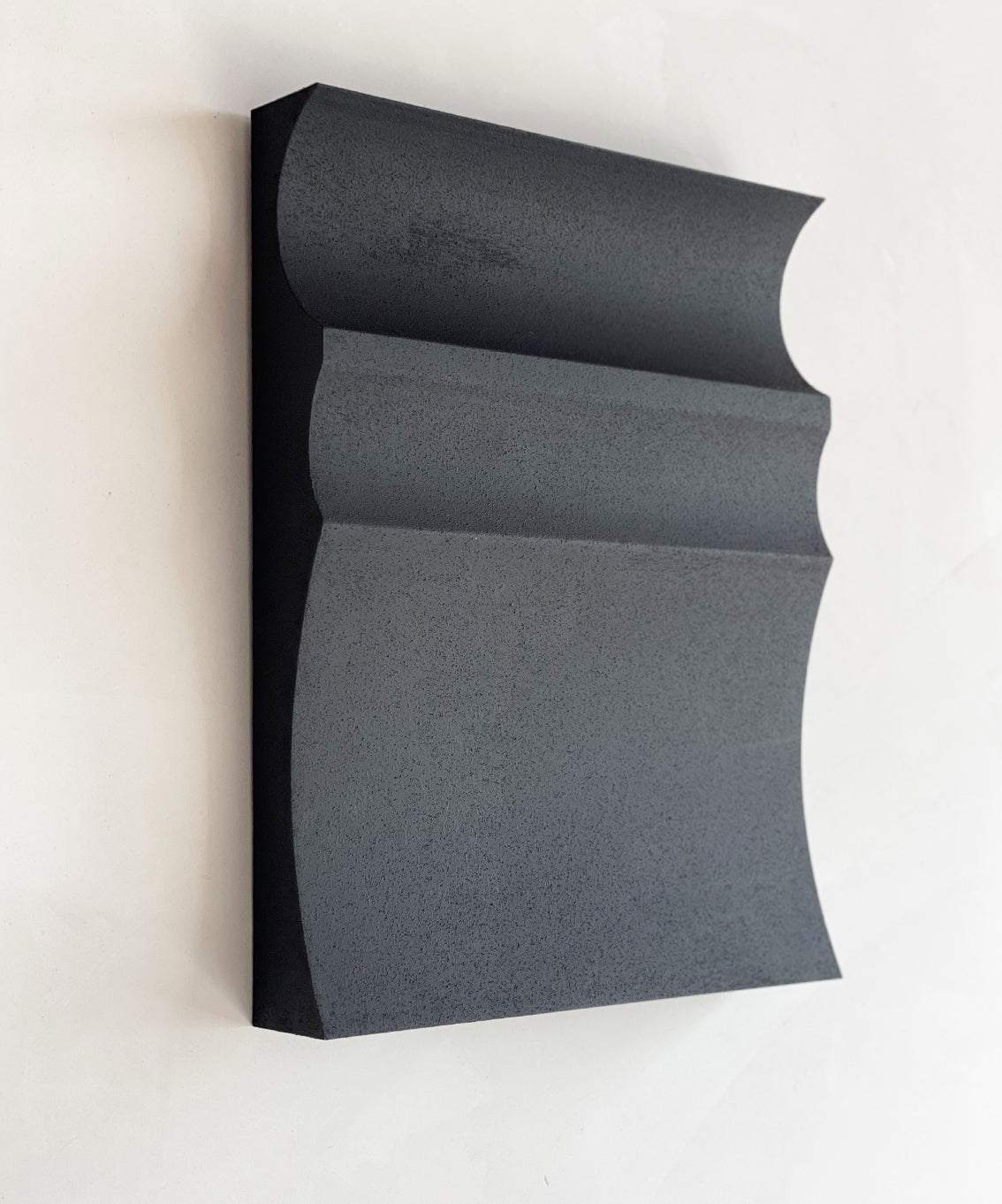 Handmade '#22.01 Ark' art with sand texture, eco-paint finish, and biodegradable PLA material.