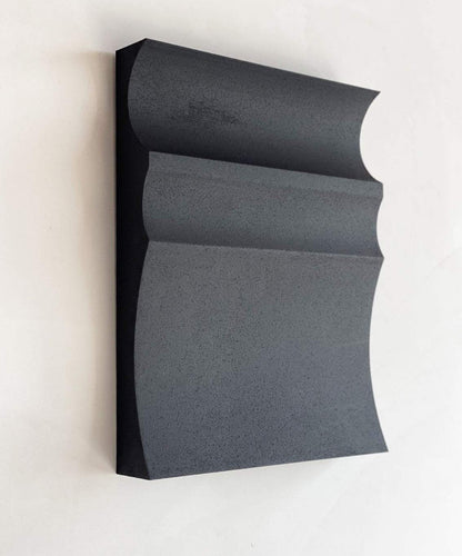 Handmade '#22.01 Ark' art with sand texture, eco-paint finish, and biodegradable PLA material.