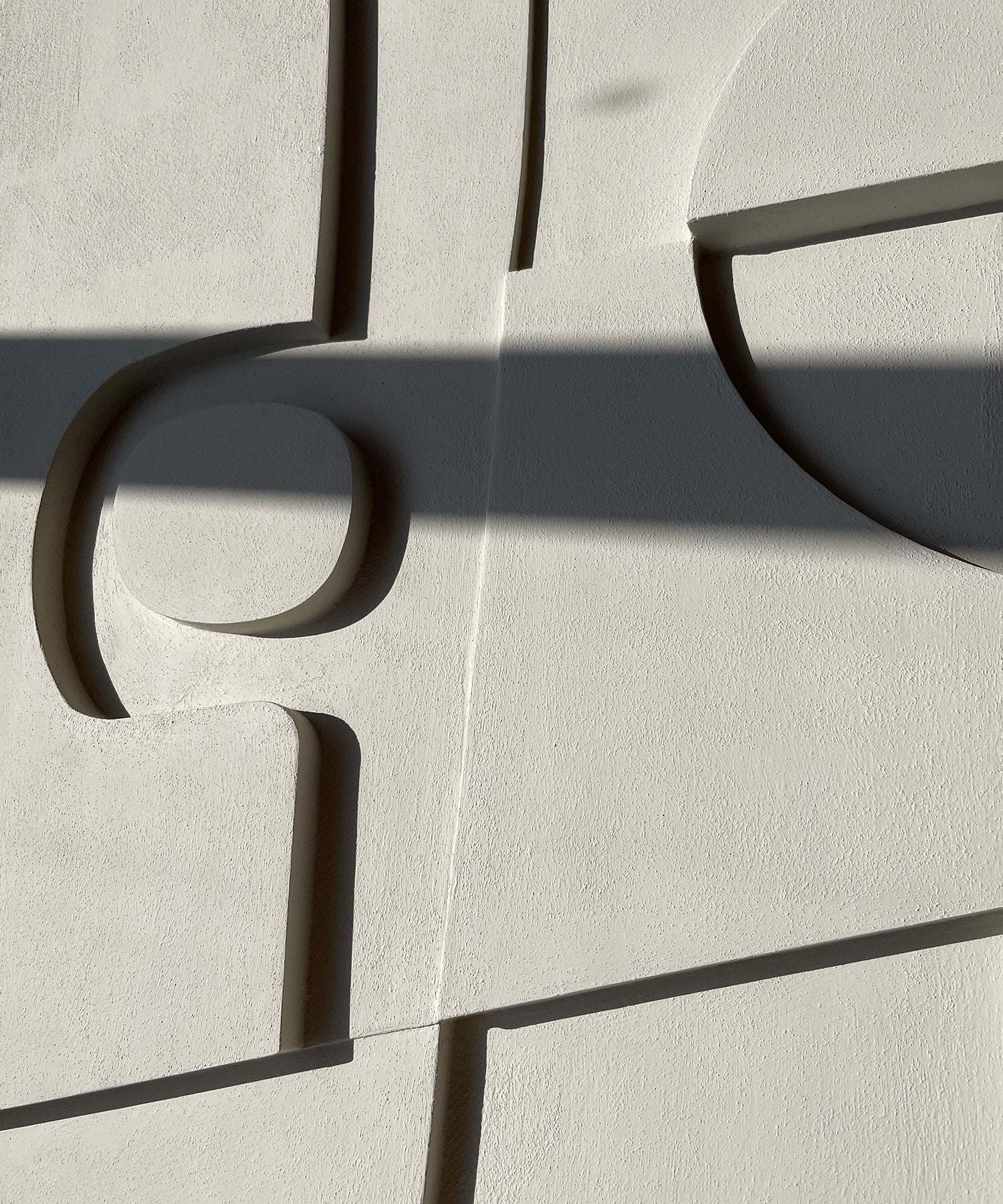 20.8 Ebe artwork with sand texture and eco-paint finish.