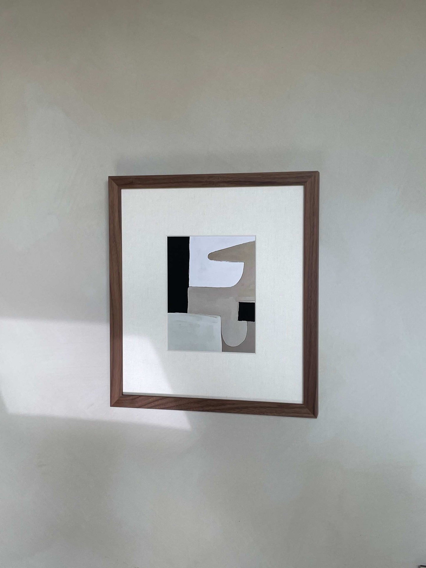 Art print on premium Hahnemühle paper with matte finish, featuring abstract design, unframed with 1 cm white border.