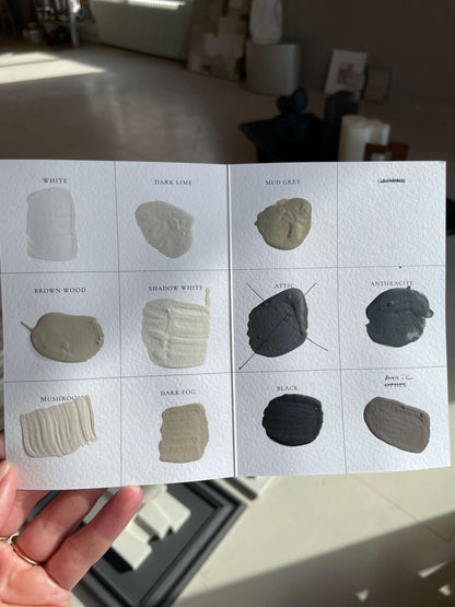 Color swatches for #20.2 Archi customization options in RAL or NCS colors.