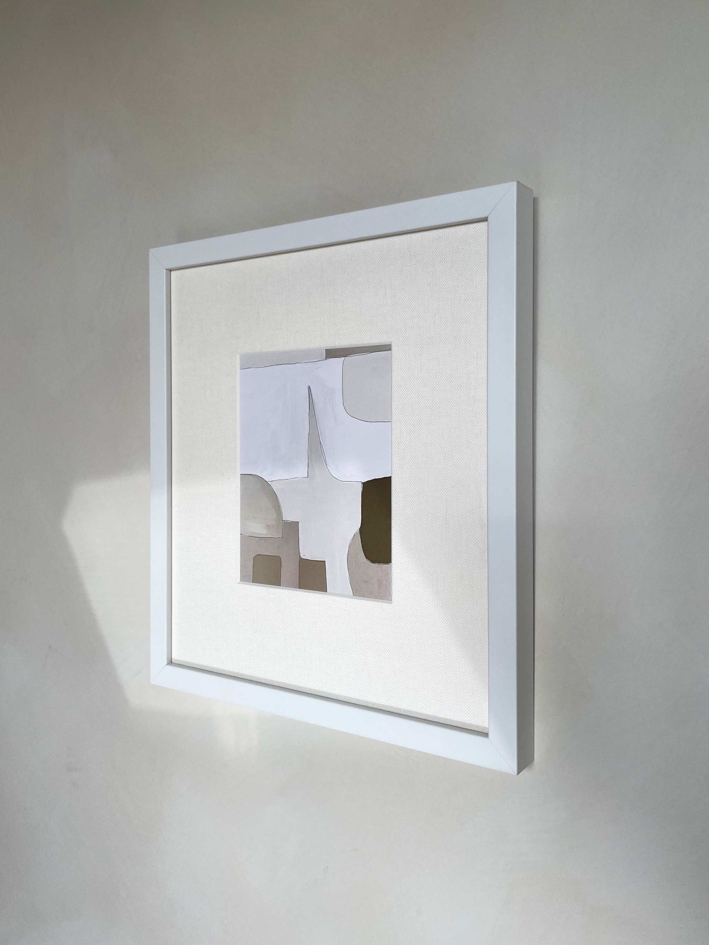 Joya high-quality art print with abstract design, premium Hahnemühle paper, unframed.