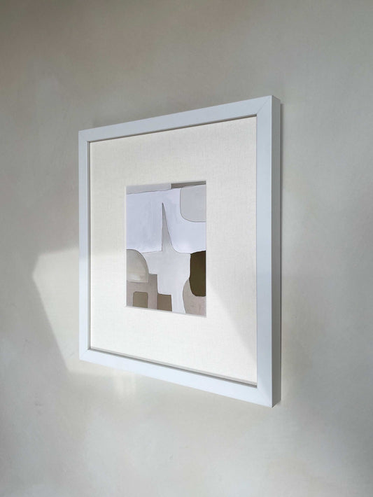 Joya high-quality art print with abstract design, premium Hahnemühle paper, unframed.